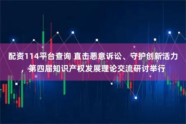 配资114平台查询 直击恶意诉讼、守护创新活力，第四届知识产权发展理论交流研讨举行